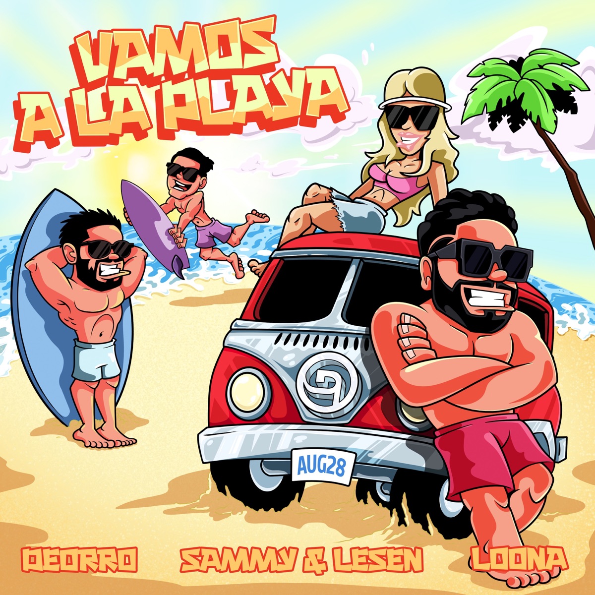Vamos A La Playa - Single by Deorro, SAMMY & LESEN & Loona album cover