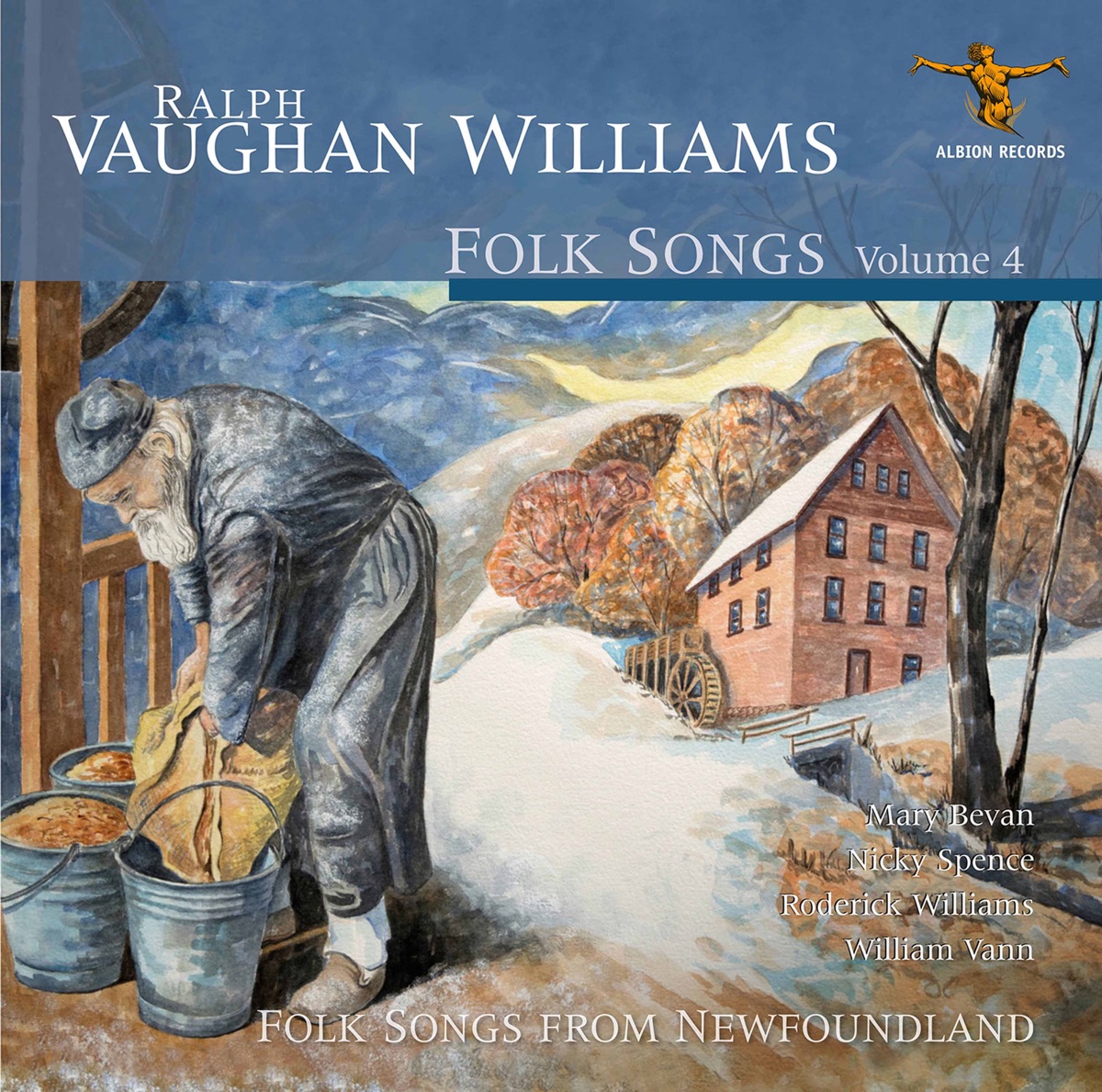 Ralph Vaughan Williams: Folk Songs, Vol. 4 by Roderick Williams, Mary Bevan, Nicky Spence & William Vann album cover
