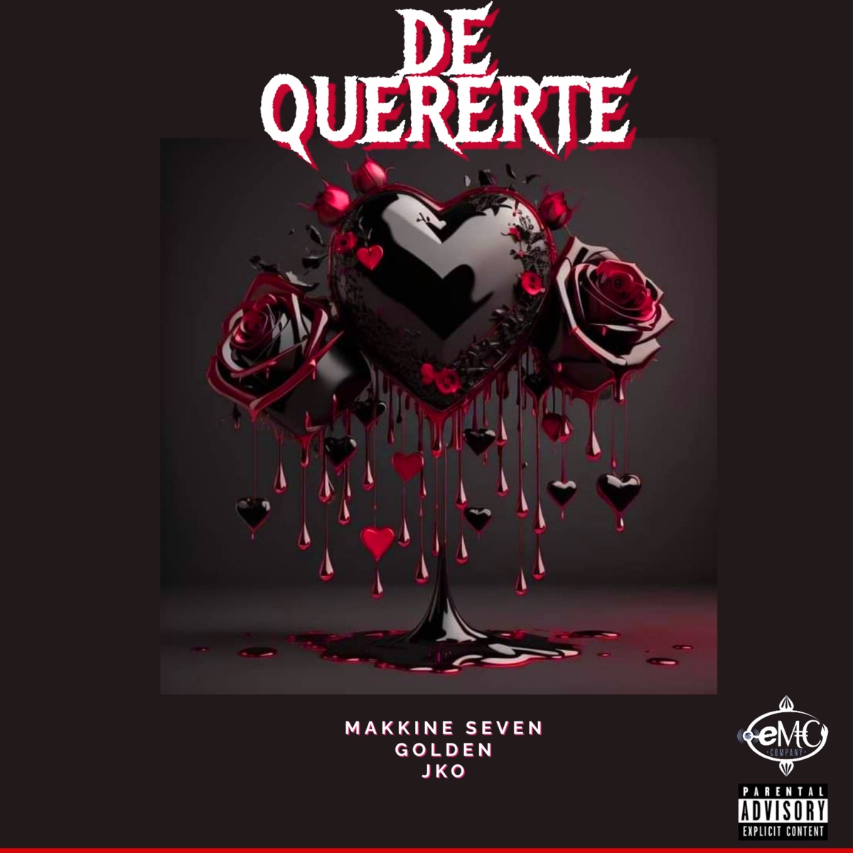 De Quererte (feat. makkine seven golden) - Single by j k o album cover