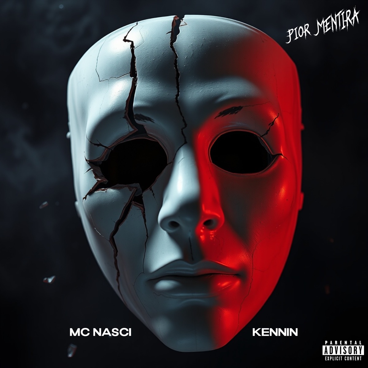 Pior Mentira - Single by MC Nasci & KENNiN album cover