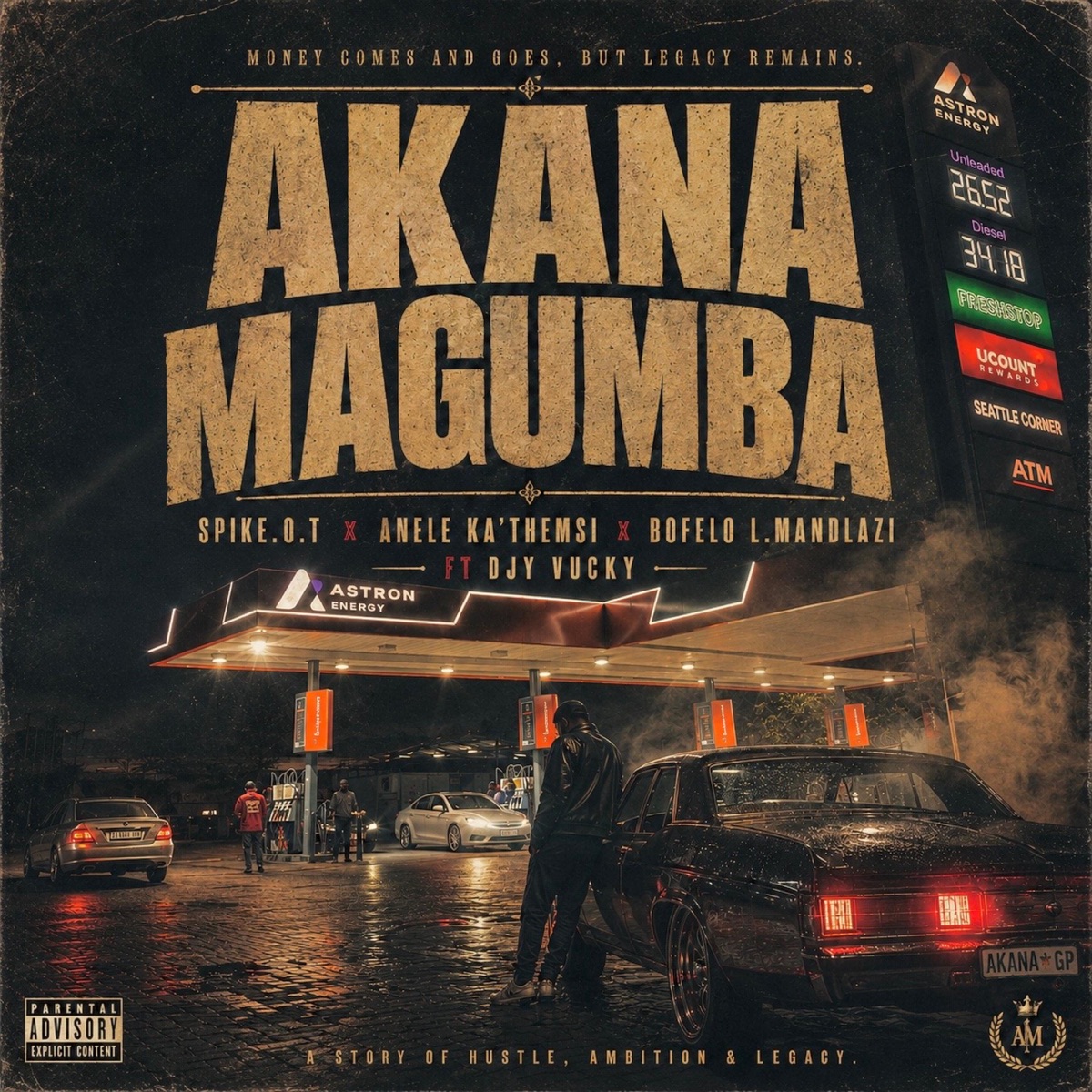 Akana Magumba (feat. Anele Ka'themsi, Bofelo L. Mandlazi & Djy Vucky) - Single by Spike.o.t album cover