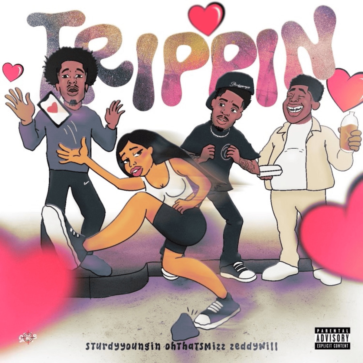 TRIPPIN - Single by Sturdyyoungin, Ohthatsmizz & Zeddy Will album cover