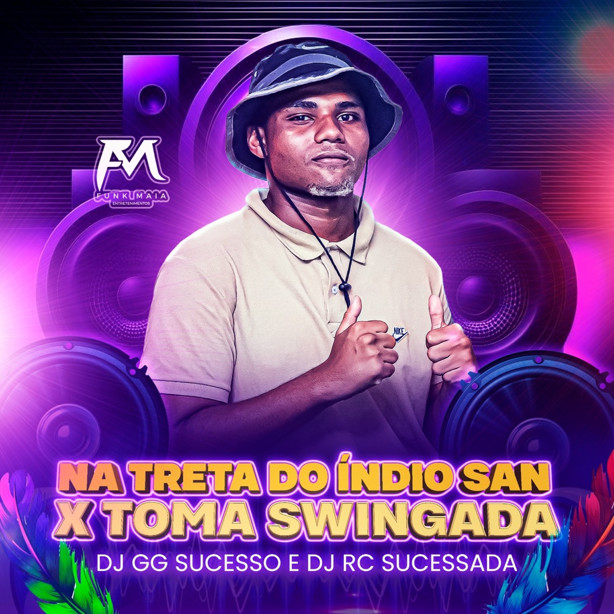 Na Treta do Índío San X Toma Swingada - Single by DJ GG Sucesso & DJ RC SUCESSADA album cover