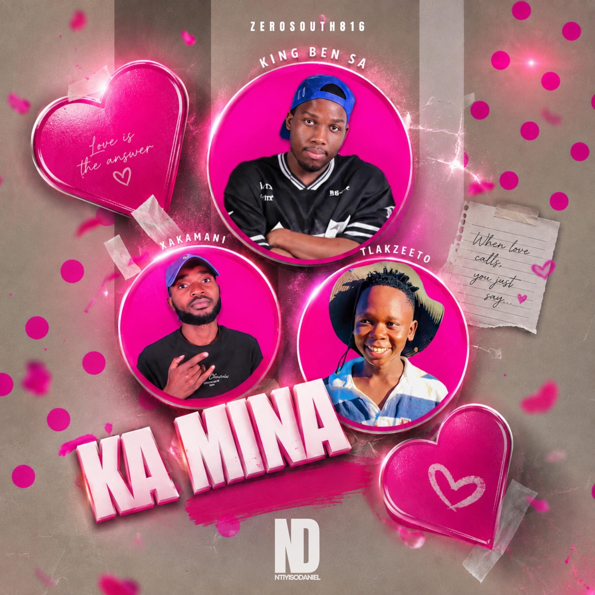 Ka mina (feat. Xakamani & TlakZeeto) - Single by KING BEN SA album cover