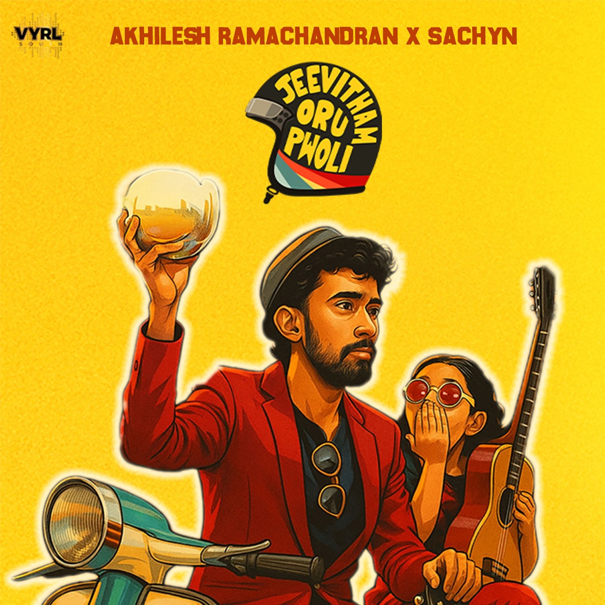 Jeevitham Oru Pwoli - Single by Akhilesh Ramachandran & SACHYN album cover
