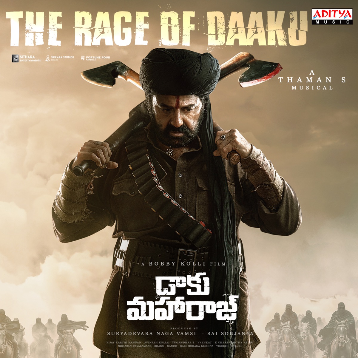 The Rage of Daaku (From "Daaku Maharaaj") - Single by S.S. Thaman, Nakash Aziz, Bharath Raj & Ritesh G Rao album cover