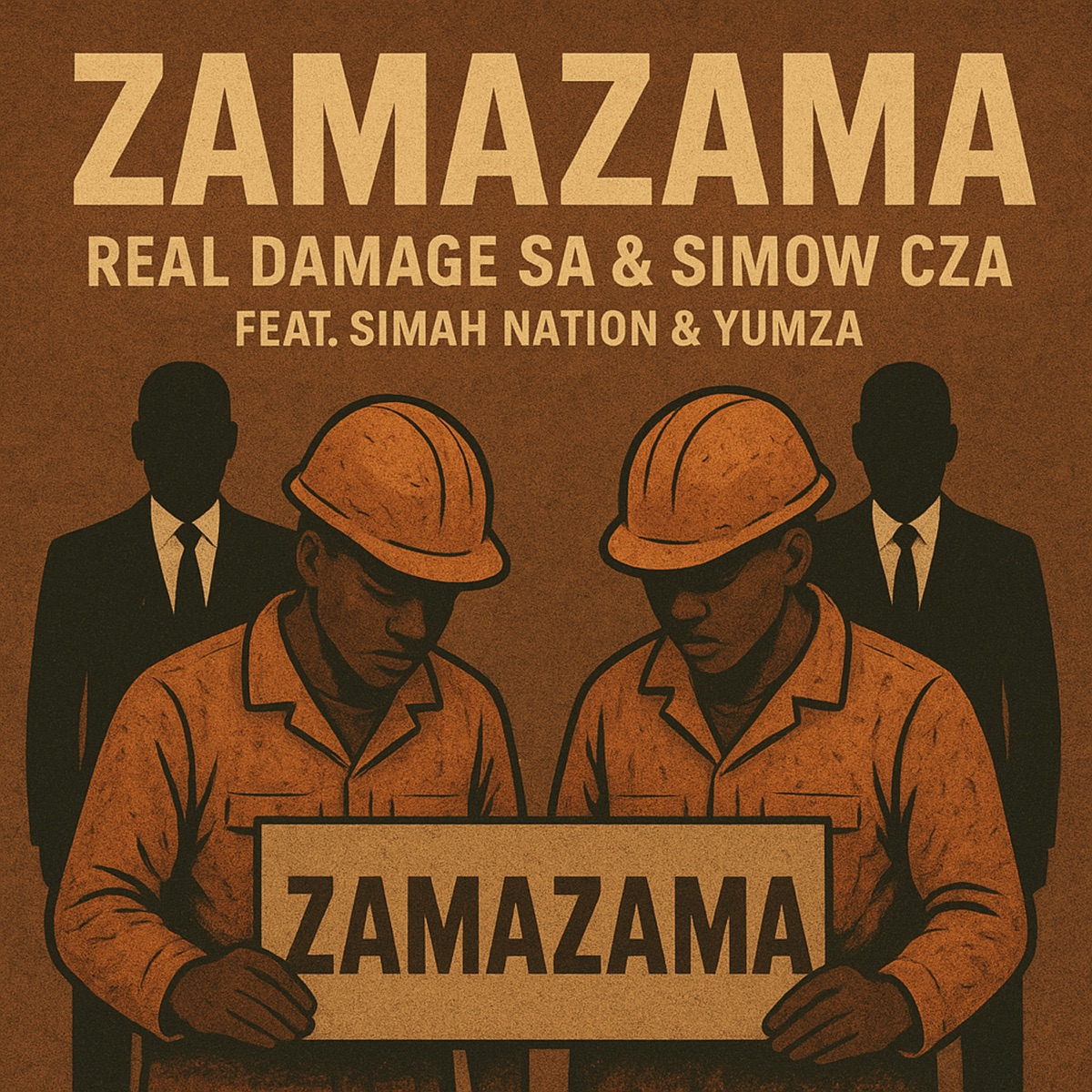 Zamazama (feat. Simah Nation & Yumza) - Single by Real Damage SA & Simow Cza album cover