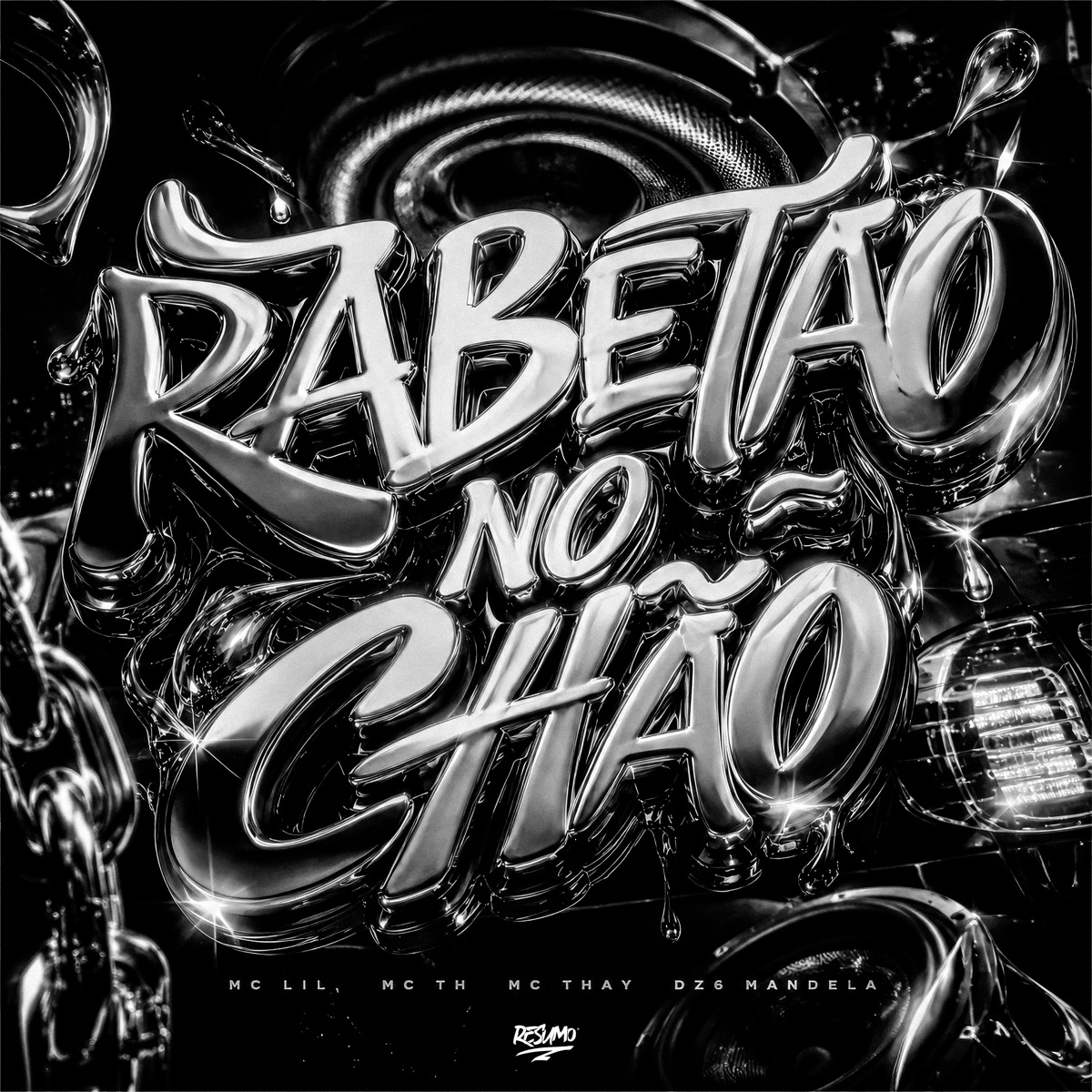 Rabetão No Chão - Single by Mc Th, MC Lil, Mc Thay RJ & DZ6 MANDELA album cover