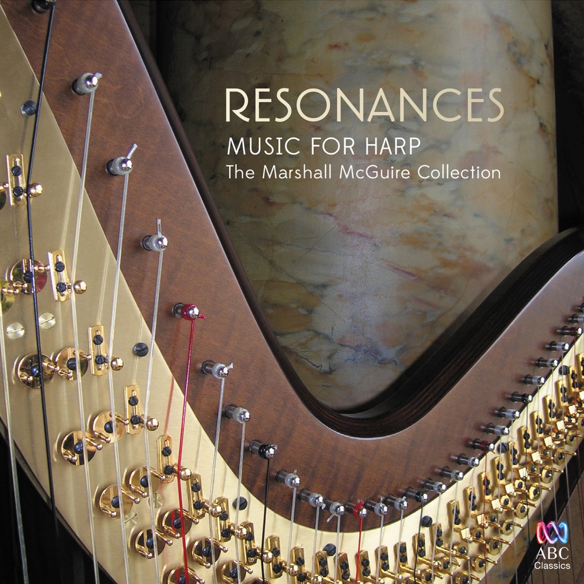 Resonances: Music for Harp by Marshall McGuire album cover