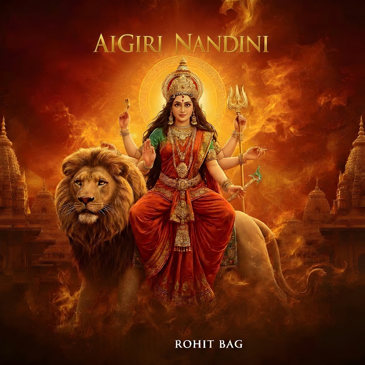Ai Giri Nandini - Single by Rohit Bag album cover