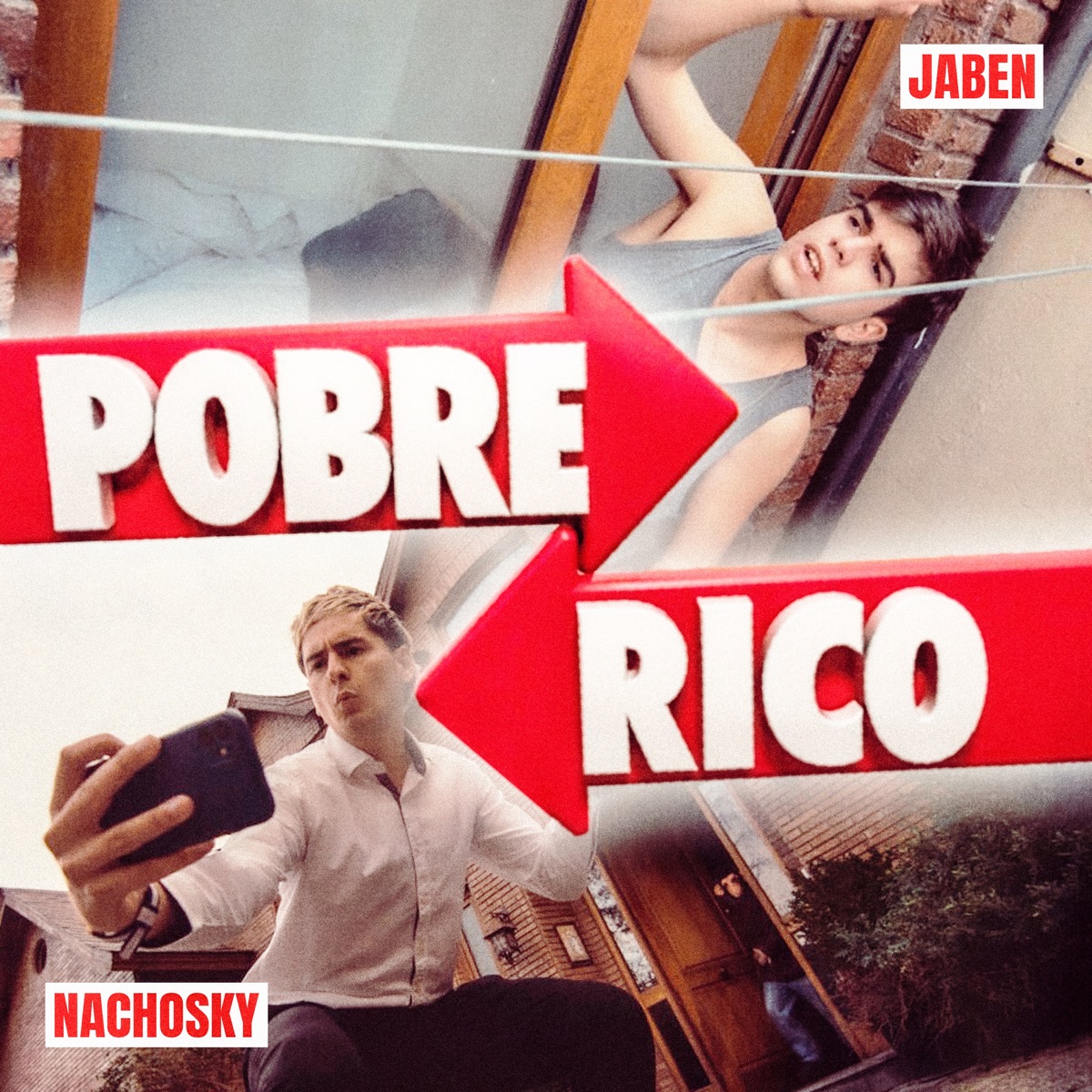 POBRE RICO - Single by NACHOSKY & Jaben album cover