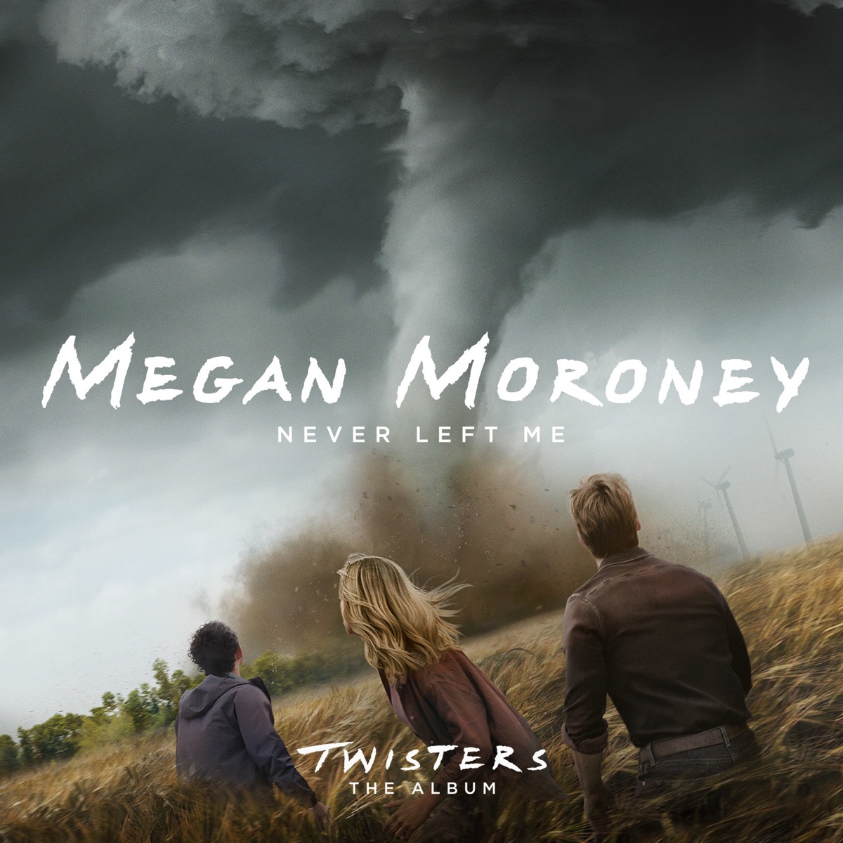 Never Left Me (From Twisters: The Album) - Single by Megan Moroney album cover artwork