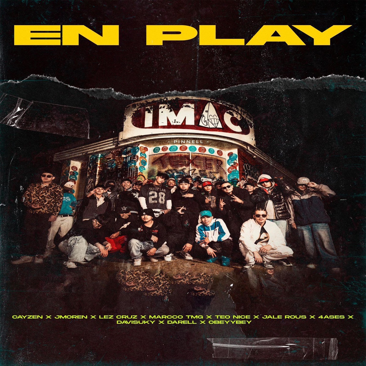EN PLAY (feat. J moreen, Lez Cruz, Marcco tmg, Teo nice, Jale rous, 4ases, Davisuky, Dariell & Obeyybey) - Single by Cayzen album cover