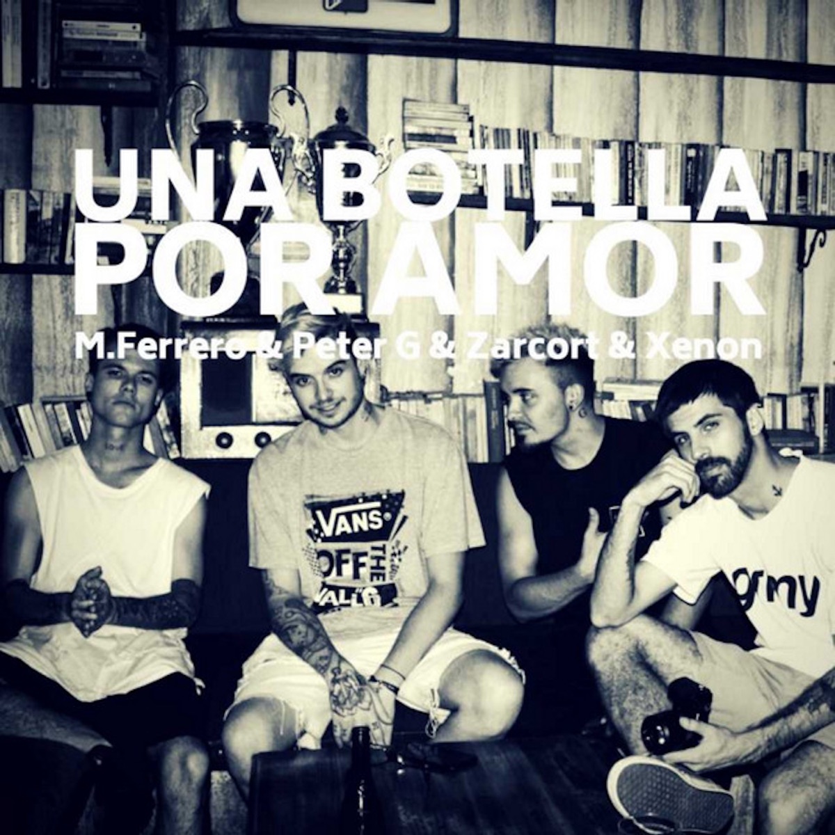 Una Botella por Amor (feat. Xenon) - Single by M.Ferrero, Zarcort & Piter-G album cover
