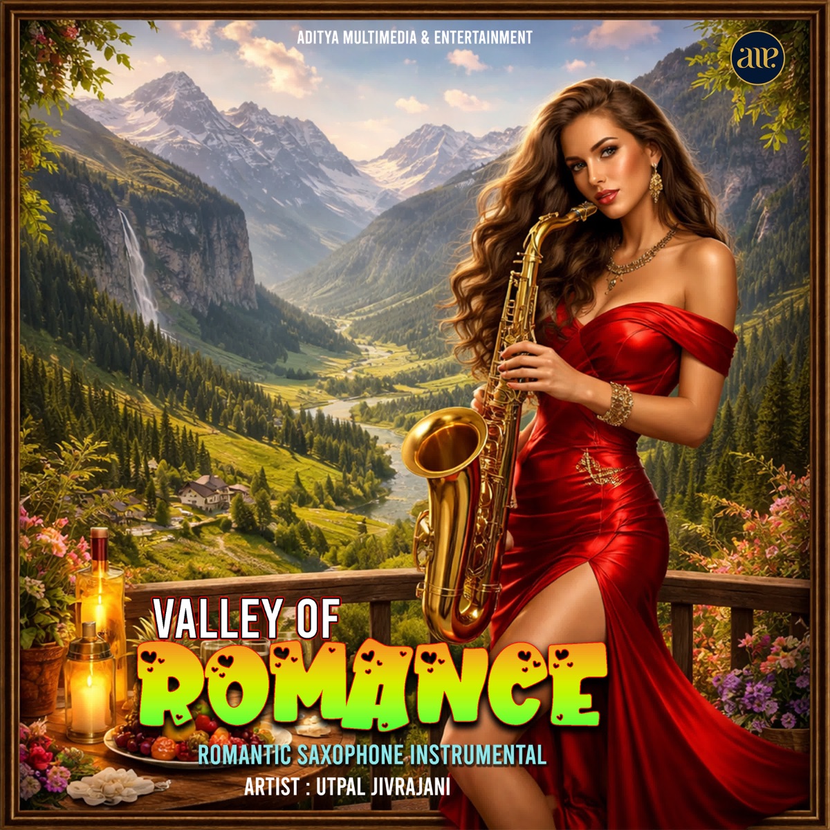 Valley Of Romance-Romantic Saxophone Instrumental by Utpal Jivrajani album cover