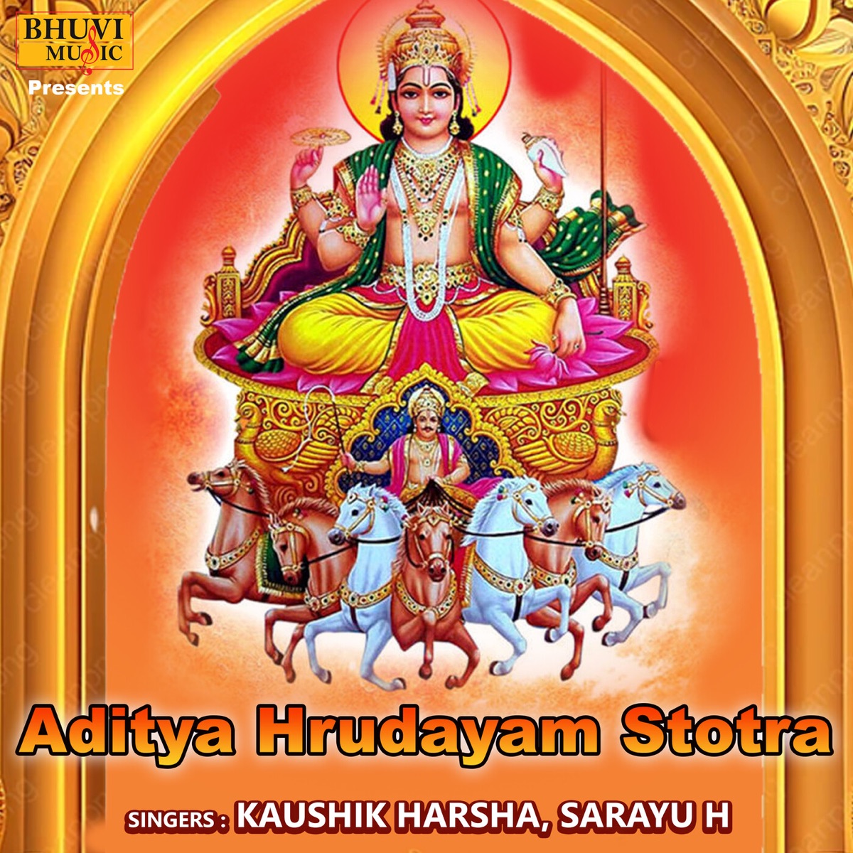 Aditya Hrudayam Stotra - EP by Kaushik Harsha & Sarayu H album cover