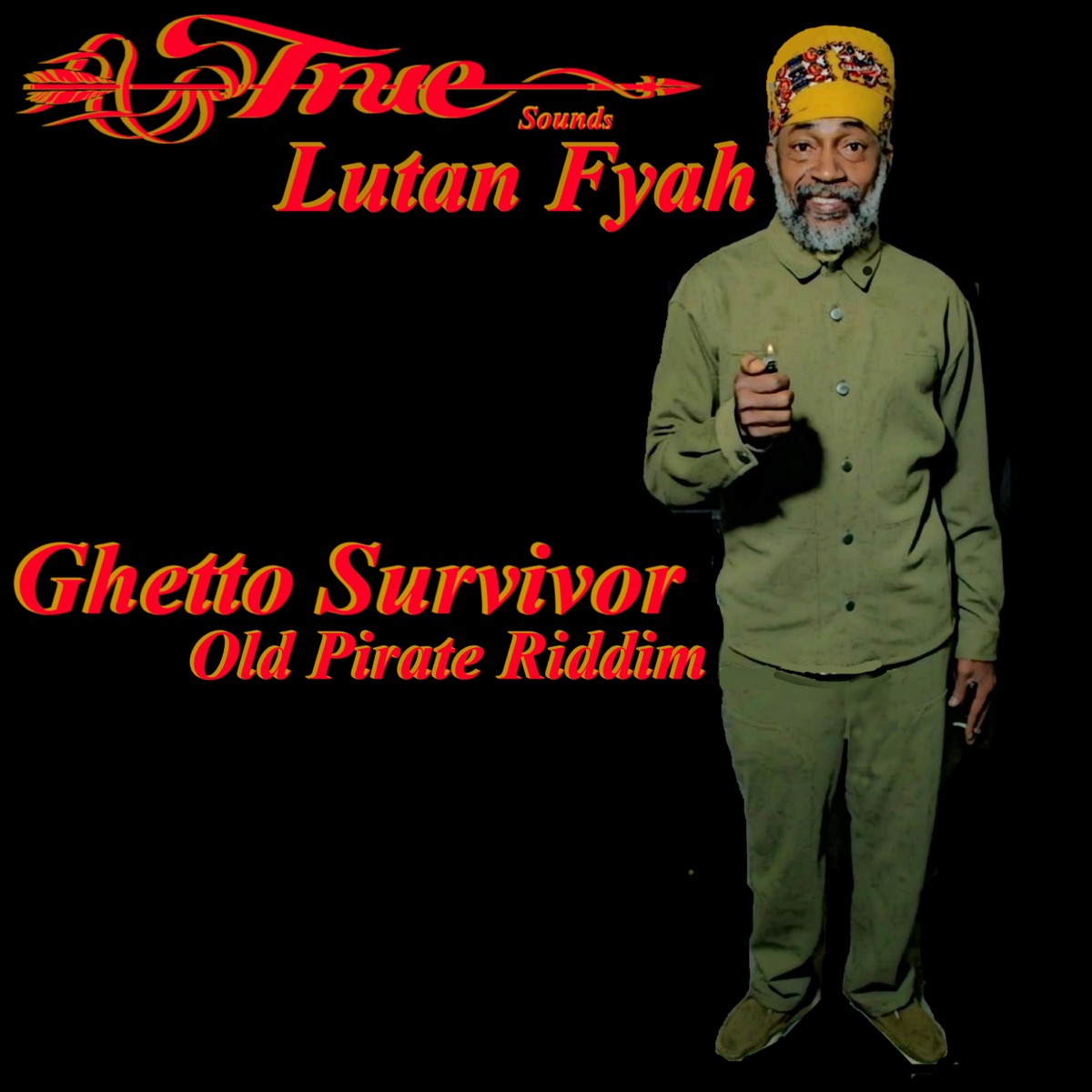 Ghetto Survivor (Old Pirate Riddim) - EP by Truesounds & Lutan Fyah album cover