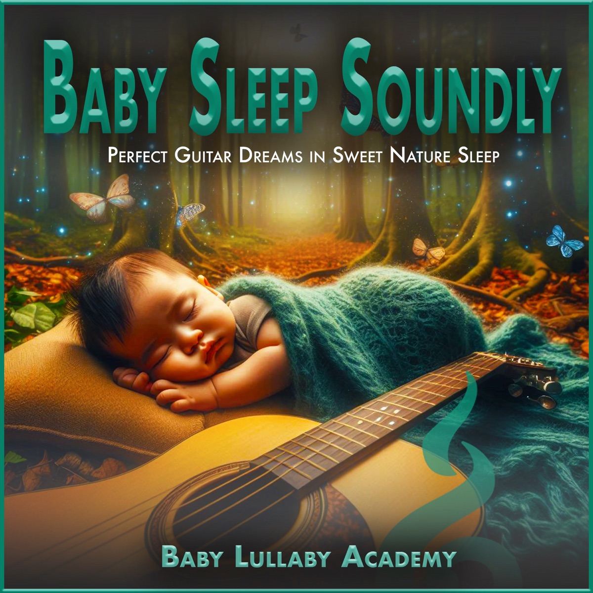 Baby Sleep Soundly: Perfect Guitar Dreams in Sweet Nature Sleep by Baby Lullaby Academy album cover artwork