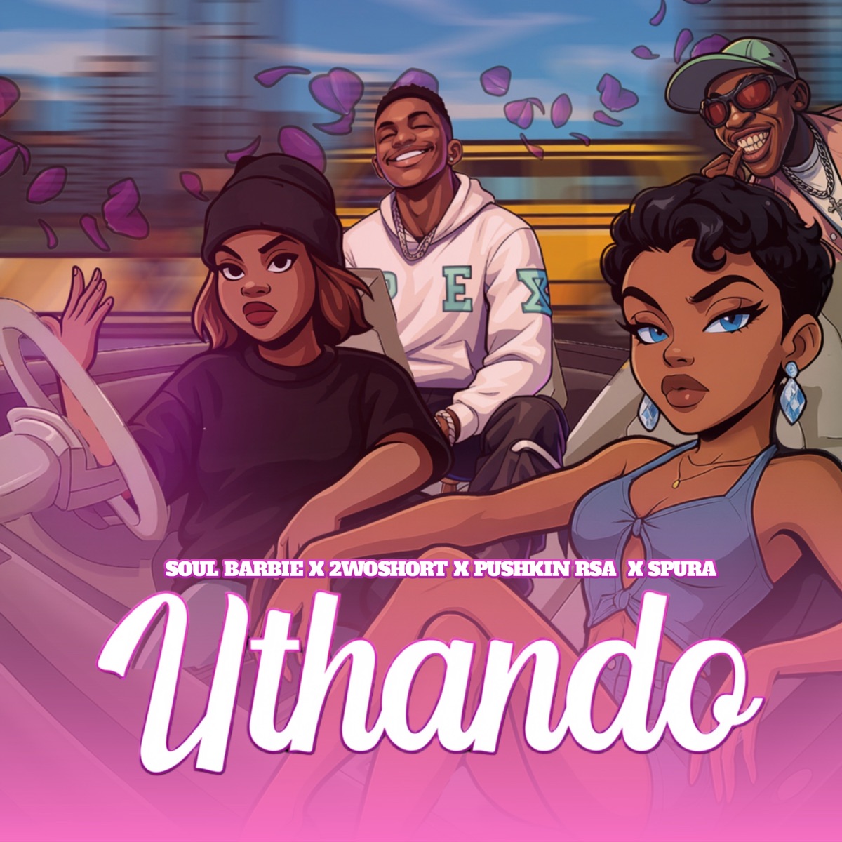 uThando - Single by Soul Barbie, 2woshort, Pushkin RSA & Spura album cover