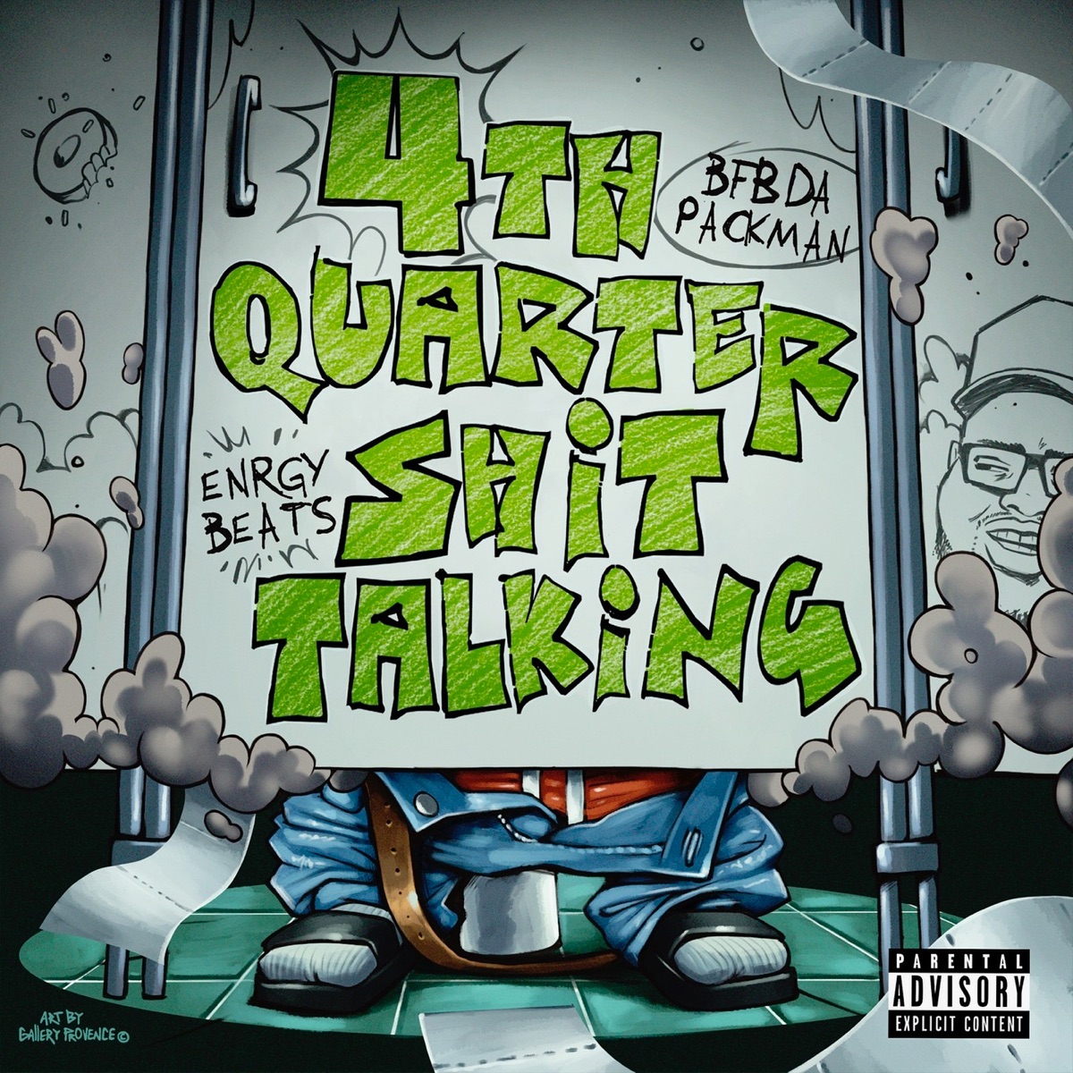 4th Quarter Shit Talking by Bfb Da Packman album cover