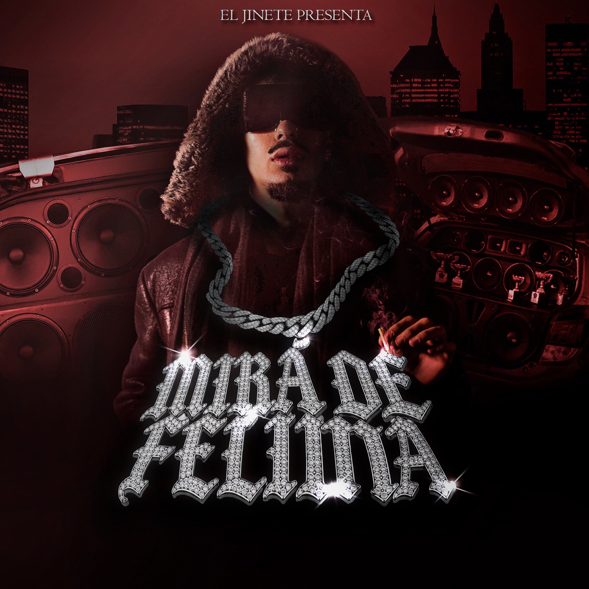 MIRÁ DE FELINA (feat. K Lost) - Single by El Jinete album cover