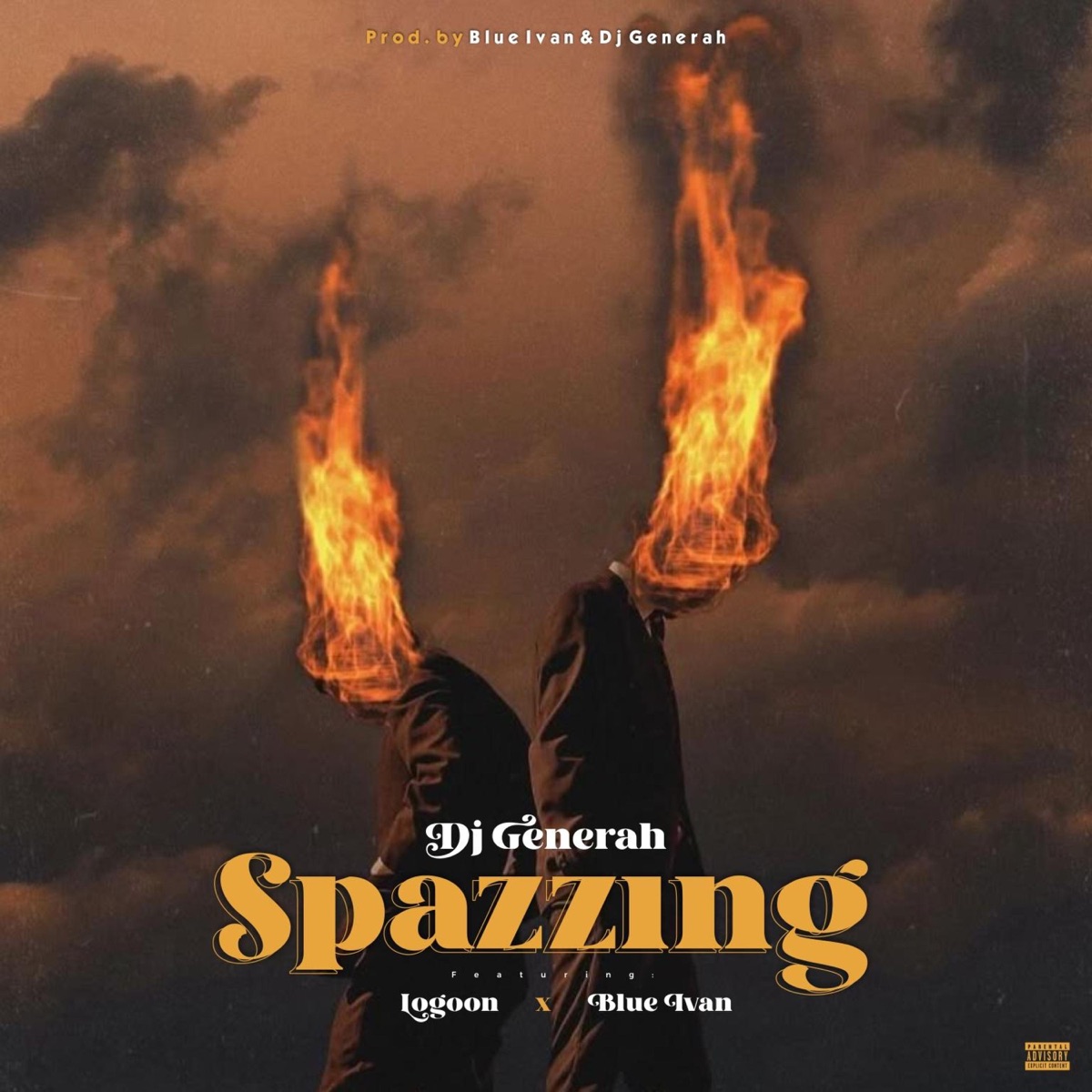 Spazzing (feat. Logoon & Blue Ivan) - Single by Dj Generah album cover