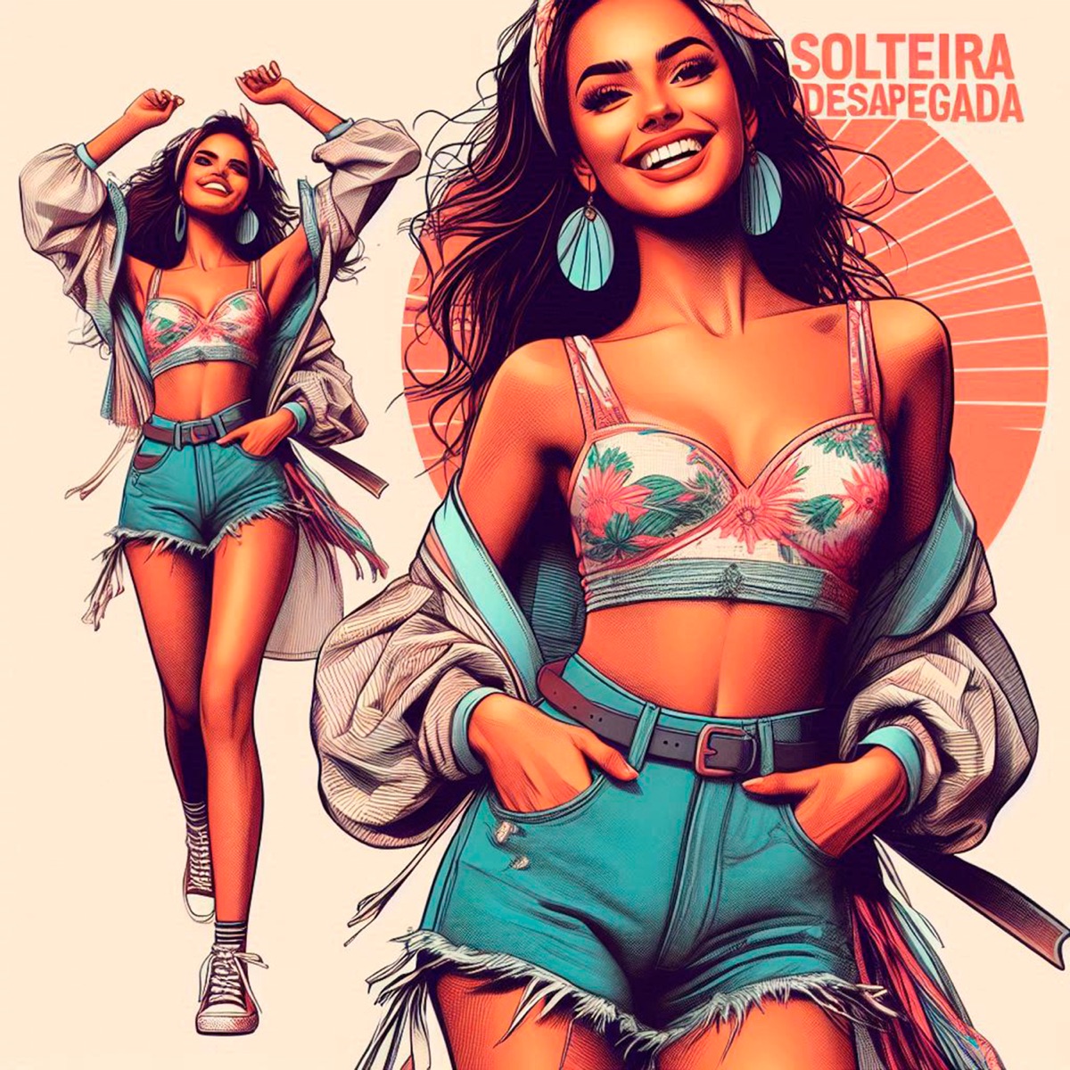 Solterira Desapegada - Single by DJ Kayque Senna, MC Rafa Original & DJ PEFELI album cover