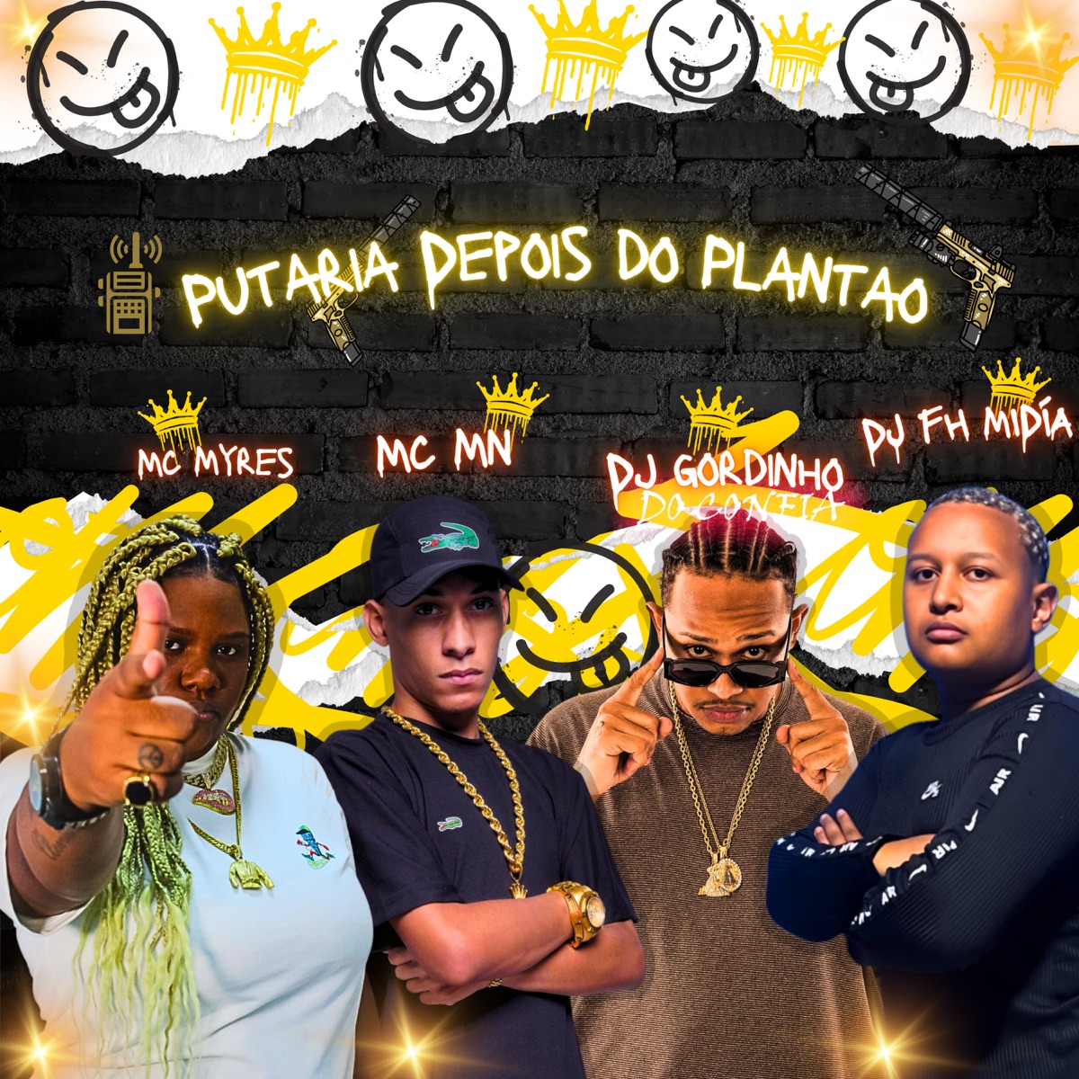 Putaria Depois do Plantão (feat. DJ GORDINHO DO CONFIA) - Single by MC Myres, MC MN & Dj Fh Mídia album cover