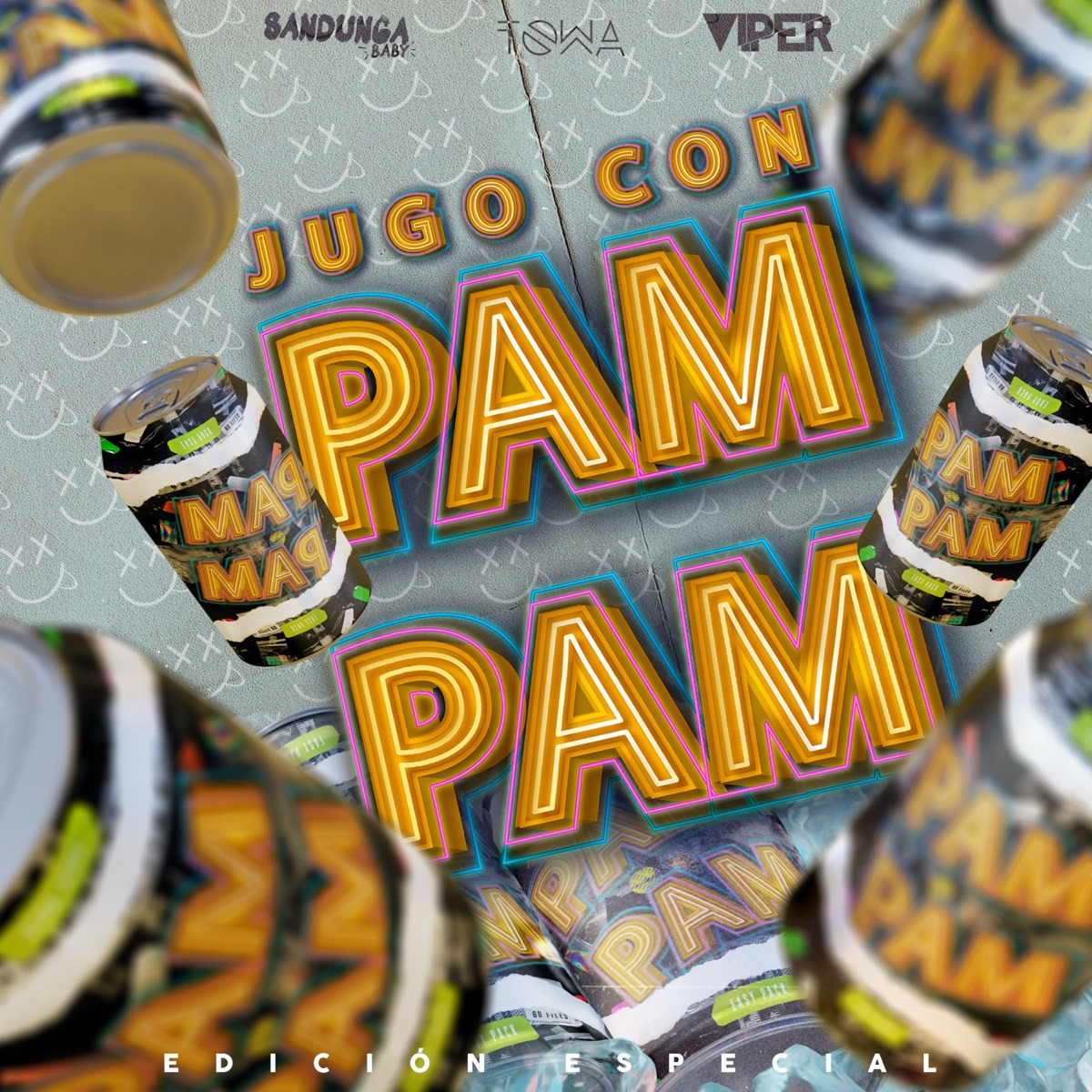 Jugo Con Pam Pam - Single by Dj Towa, Sandunga Baby & Viper Music album cover