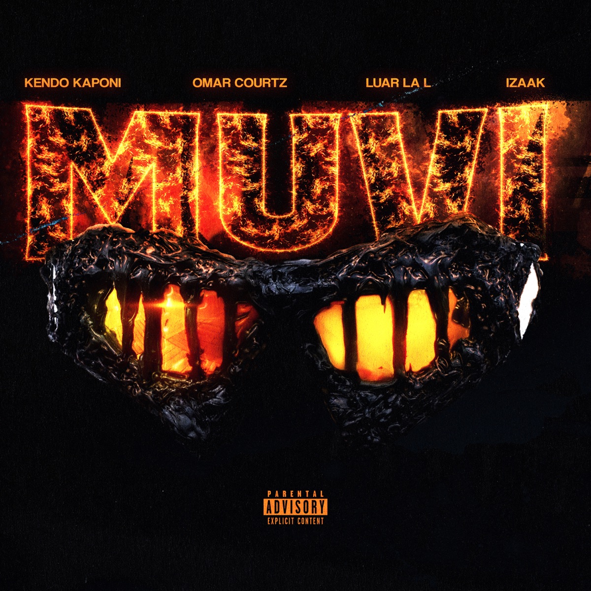 MUVI - Single by Kendo Kaponi, Omar Courtz, Luar La L & iZaak album cover artwork