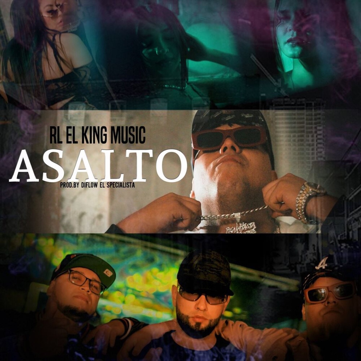 ASALTO - Single by RL el king music & DiFlow El Specialista album cover