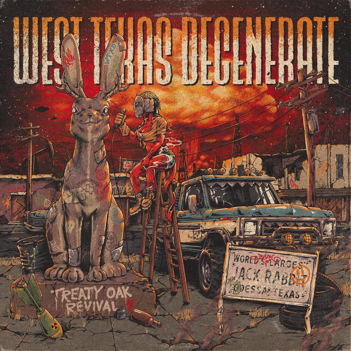 West Texas Degenerate by Treaty Oak Revival album cover artwork