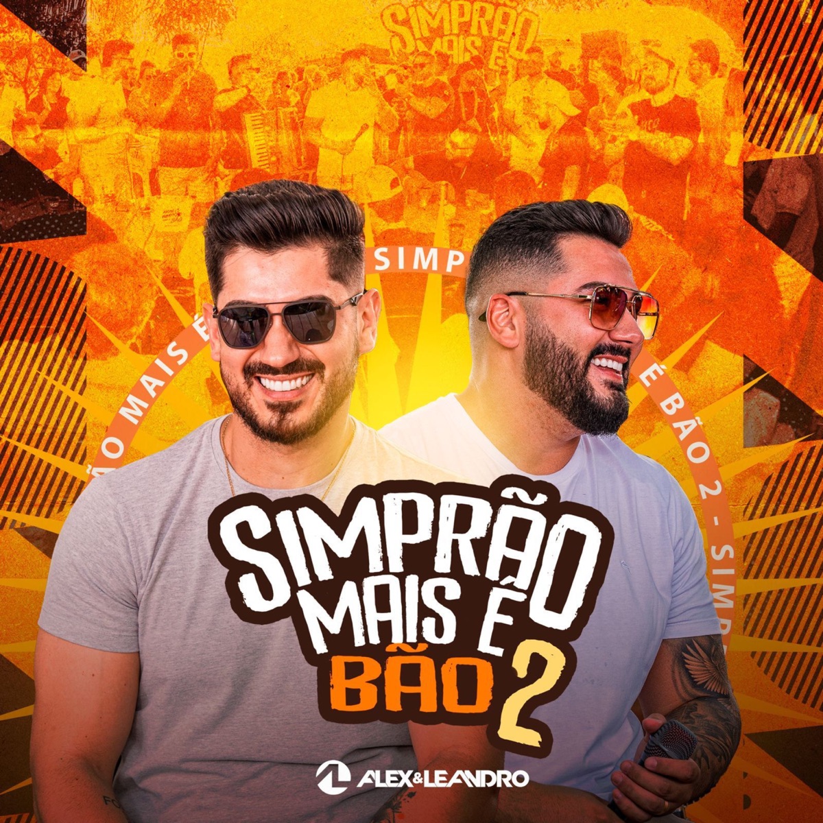 Simprão Mais É Bão 2 (Ao Vivo) by Alex e Leandro album cover