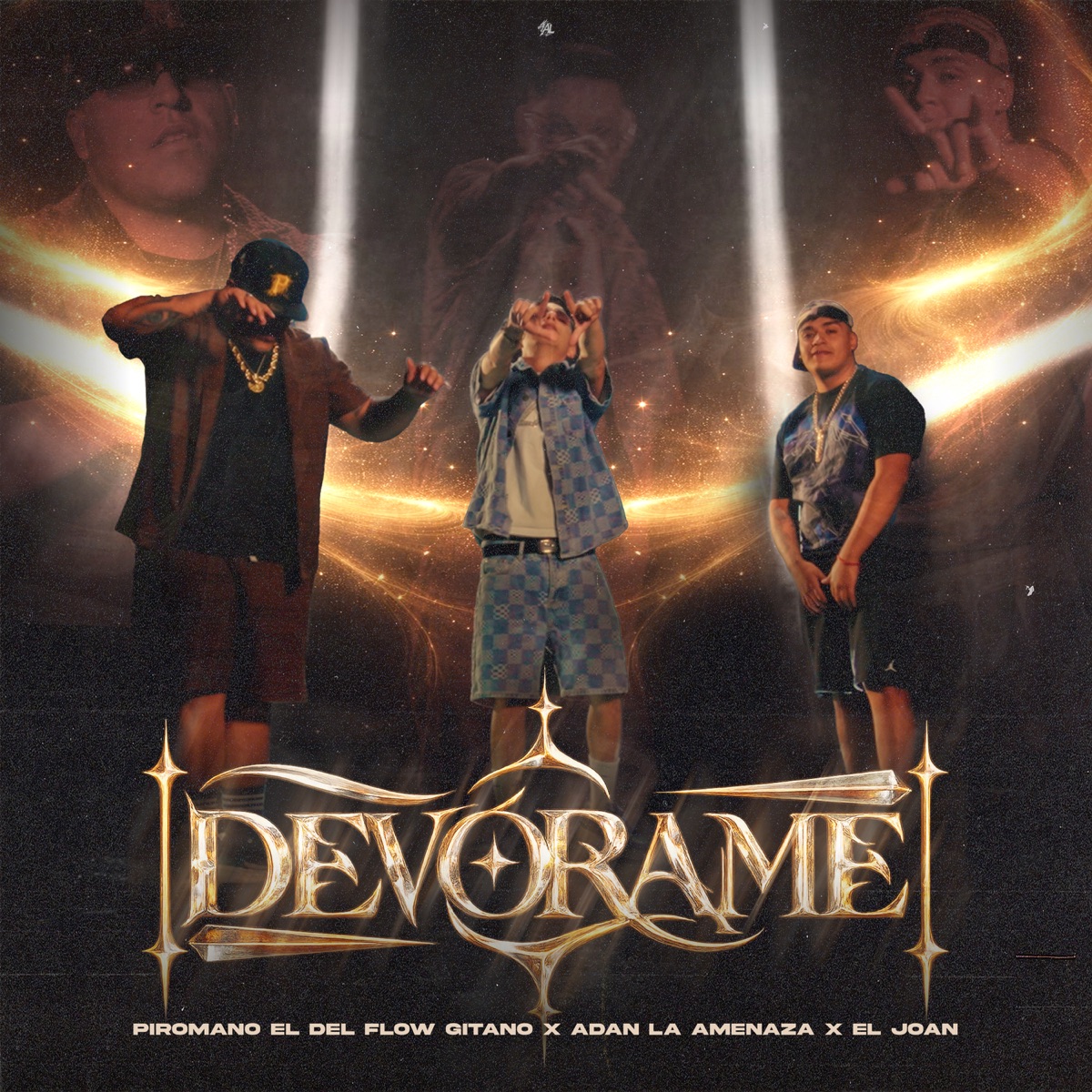 DEVÓRAME - Single by Piromano El Del Flow Gitano, Adan La Amenaza & El Joan album cover