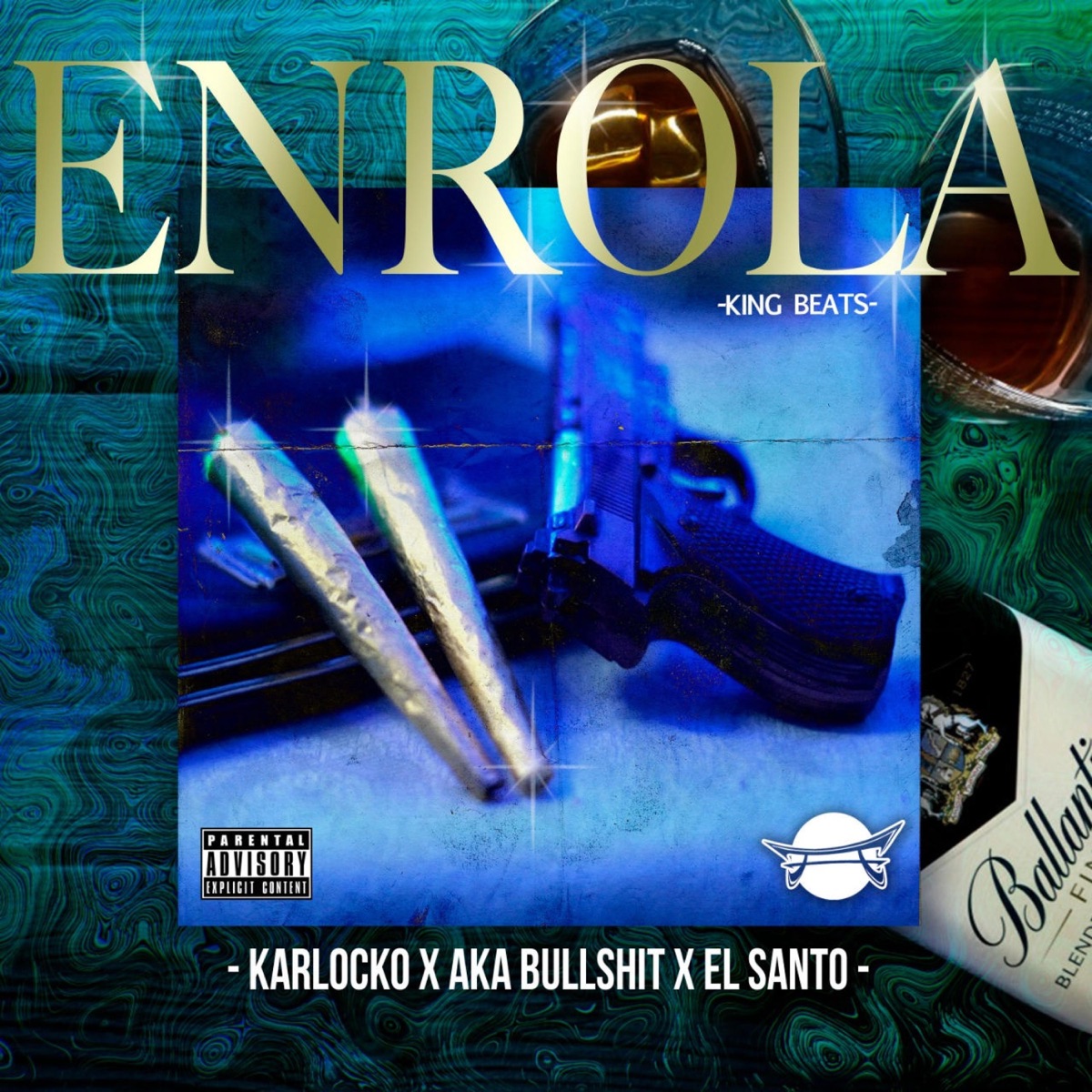 Enrola (feat. Akabullshit N***a & El Santo) - Single by karlocko album cover
