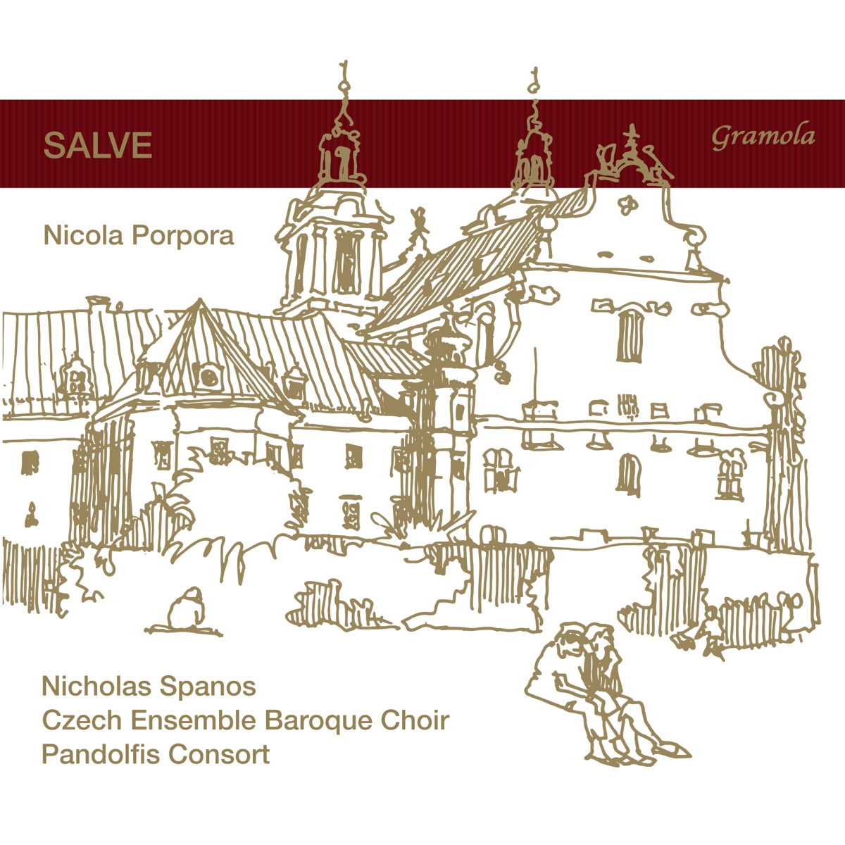 Salve by Nicholas Spanos, Pandolfis Consort & Czech Ensemble Baroque Choir album cover