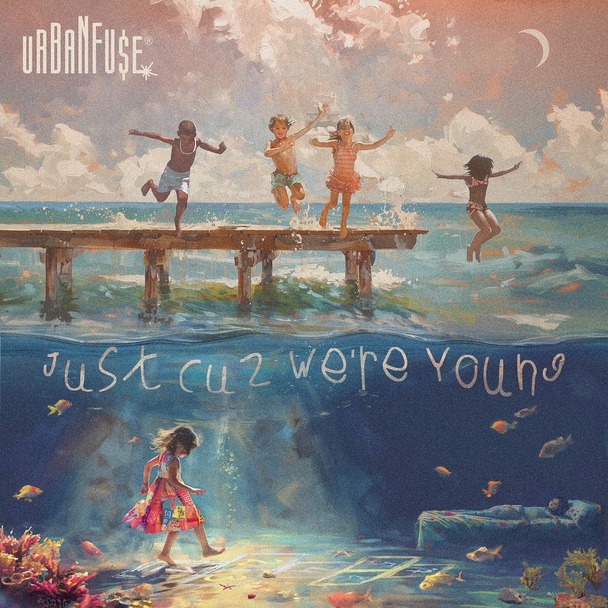 Just Cuz We're Young - Single by Urban Fu$e album cover