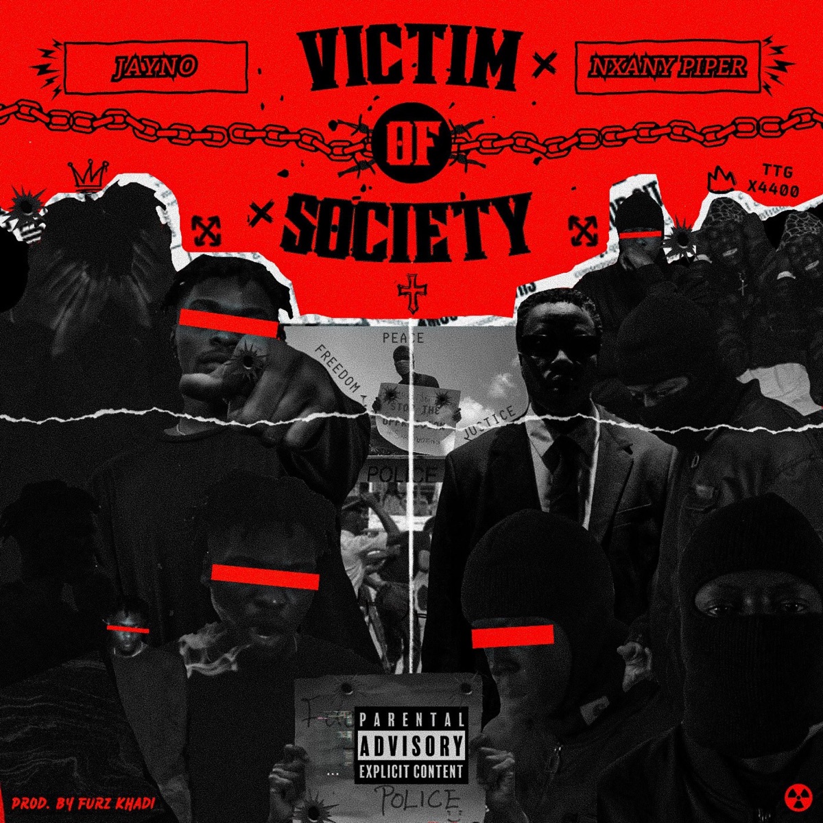 Victim of Society (feat. Nxany piper) - Single by JaYno album cover