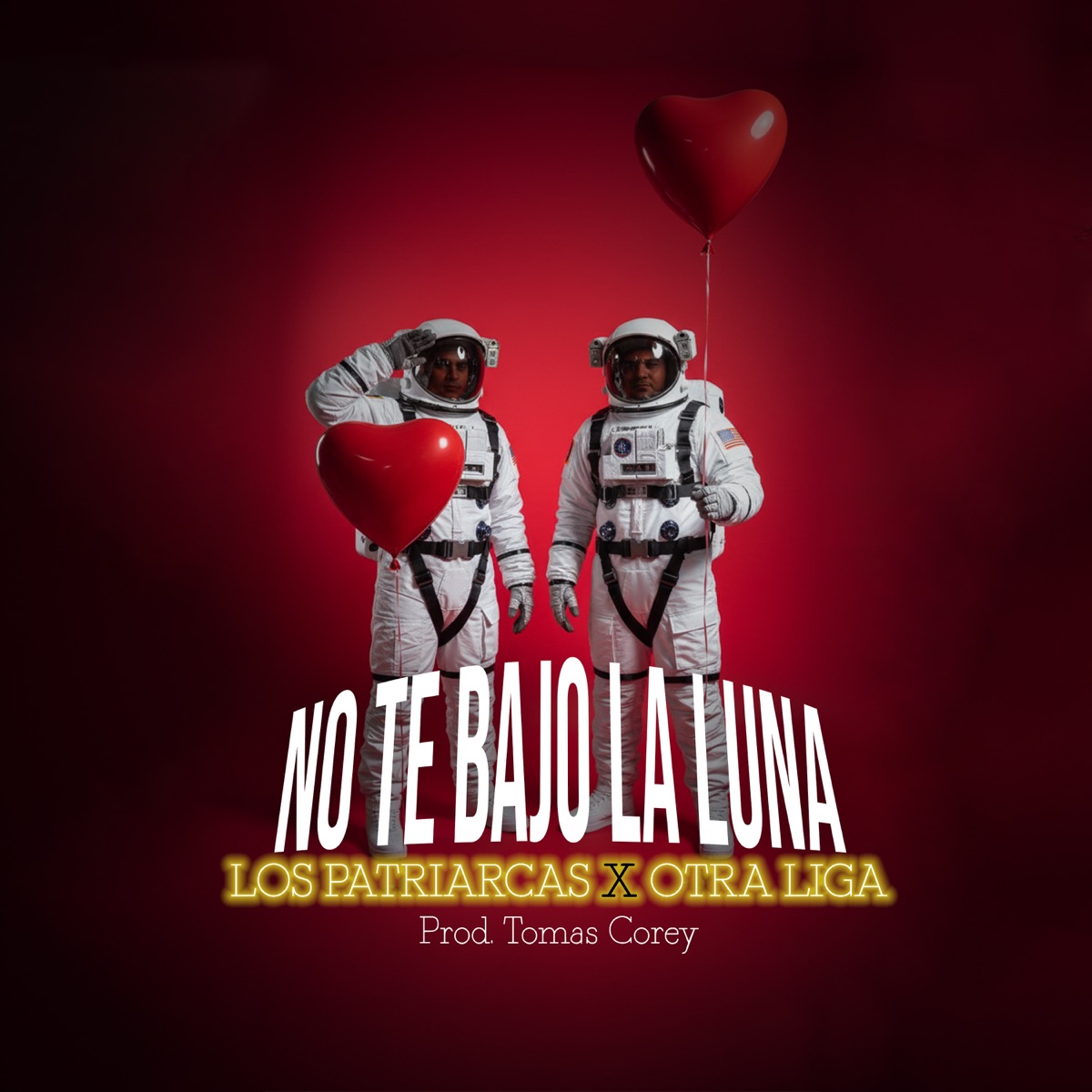 No Te Bajo La Luna (feat. Otra Liga) - Single by LOSPATRIARCASVZLA album cover