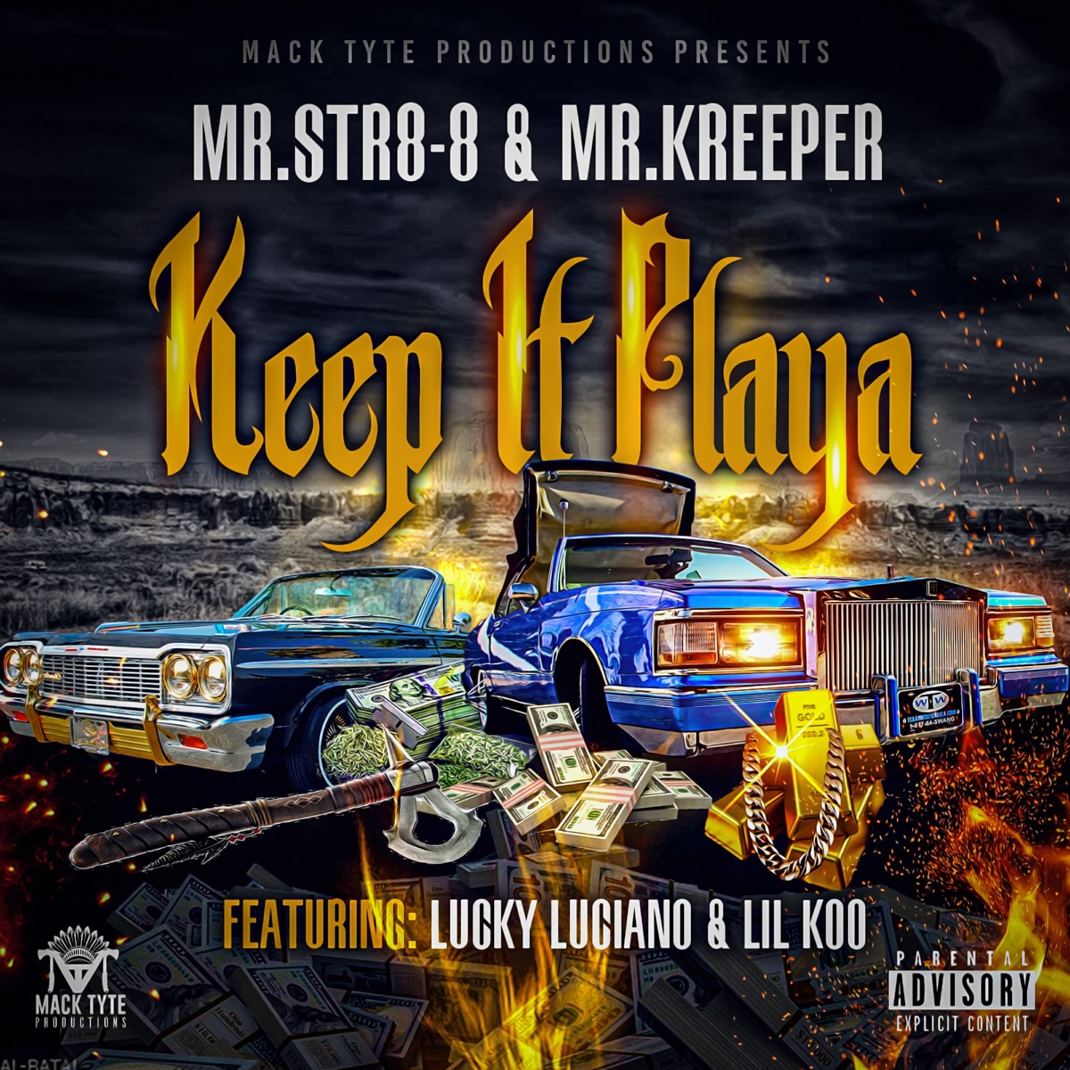 Keep It Playa (feat. Lucky Luciano & Lil Koo) - Single by Mr.Str8-8 & Mr.Kreeper album cover
