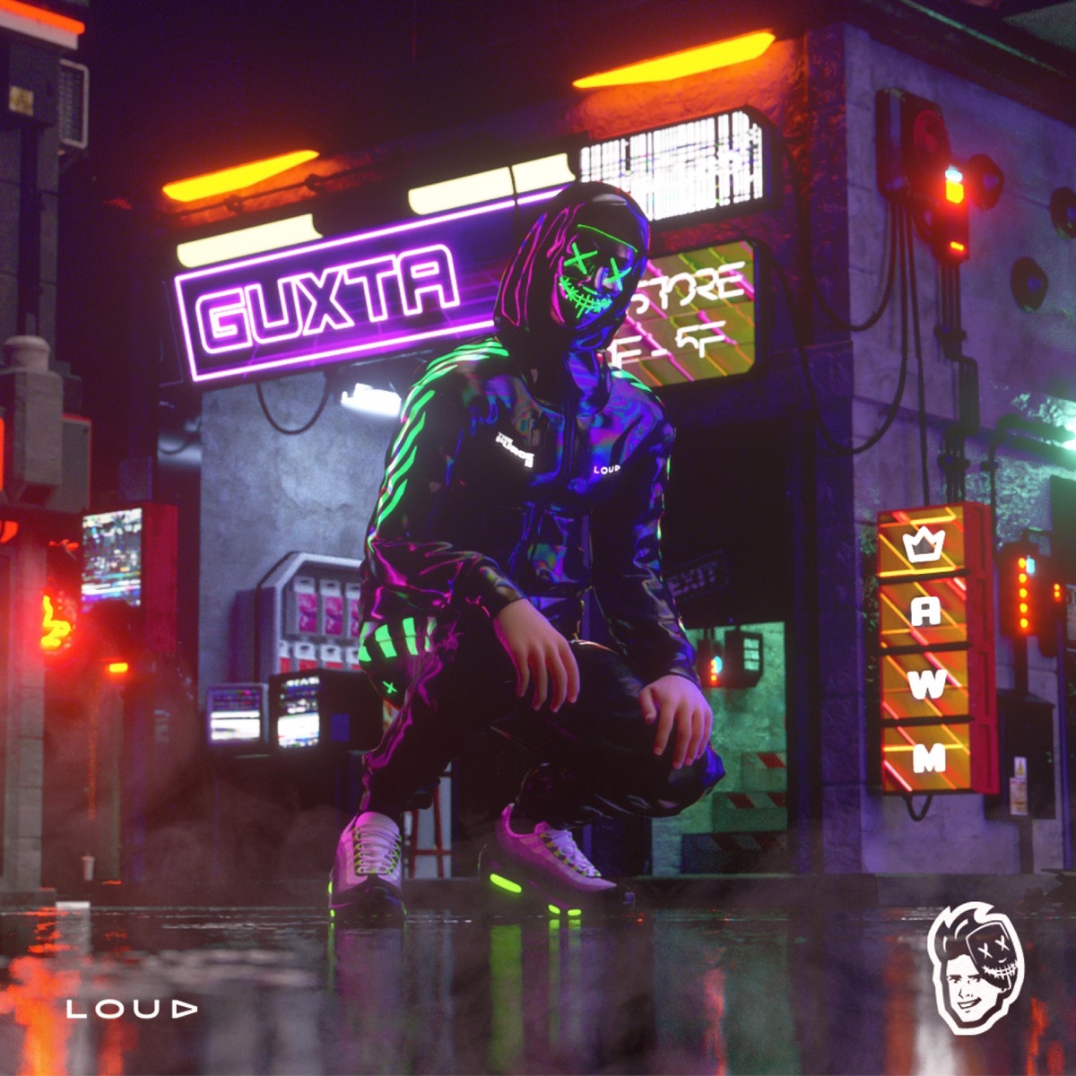 REI DA AWM - Single by Guxta & LOUD album cover