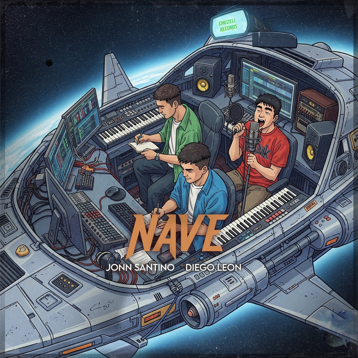 Nave (feat. Diego León) - Single by Jonn Santino album cover