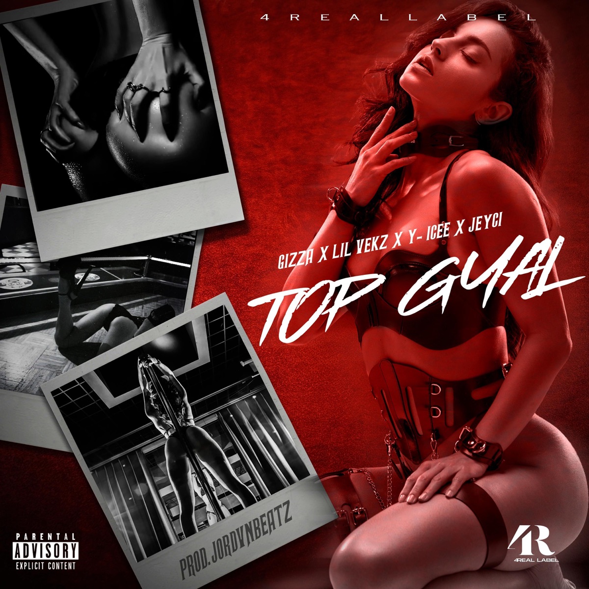 TOP GYAL (feat. Jordvnbeatz, Lil vekz, Y icee & Jeyci) - Single by Gizza album cover
