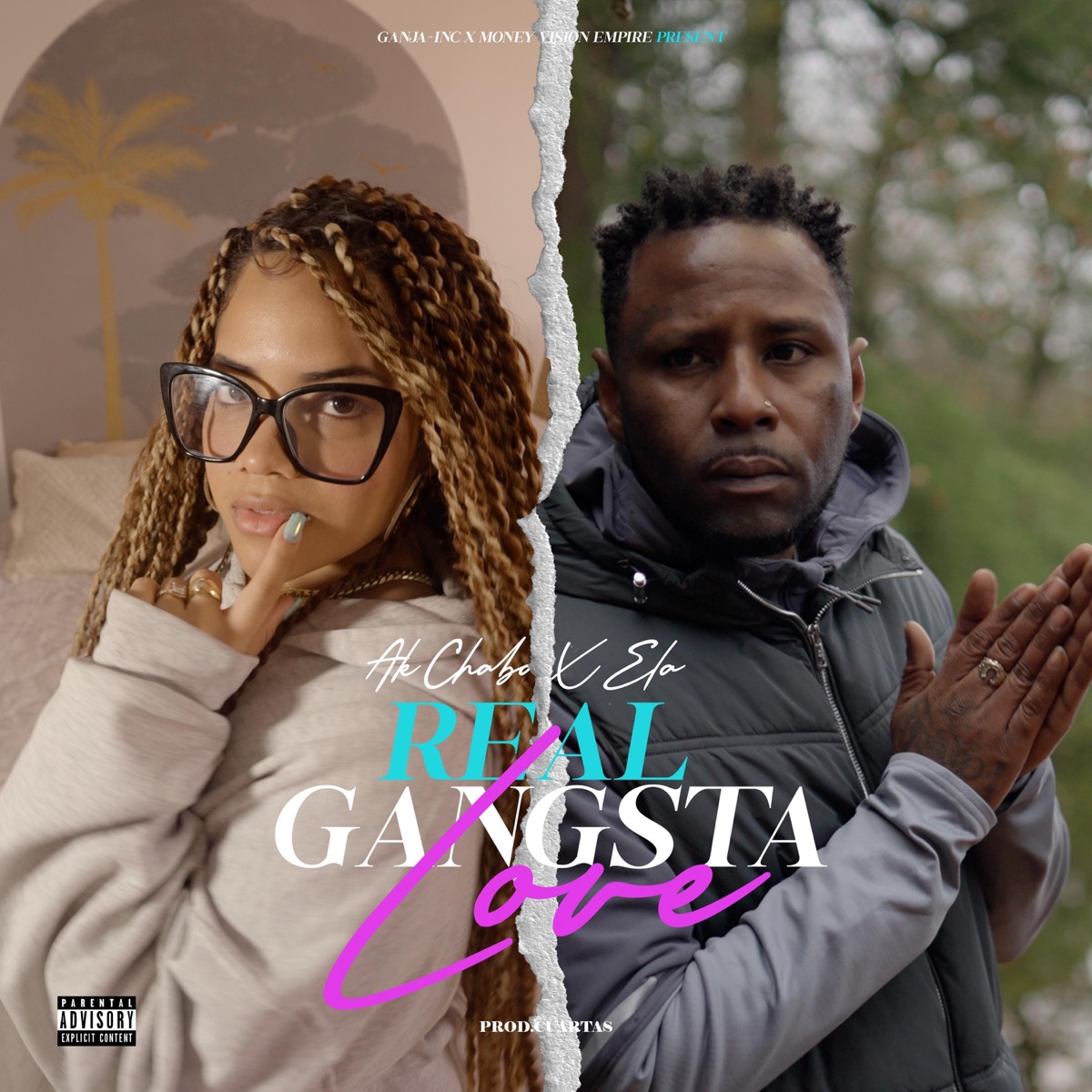 Real Gangsta Love - Single by AK Chaba & ELA album cover