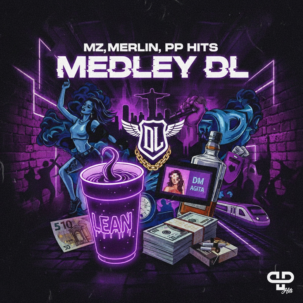 Medley DL - Single by MZ, Merlin, DL Bxd & PP Hits album cover