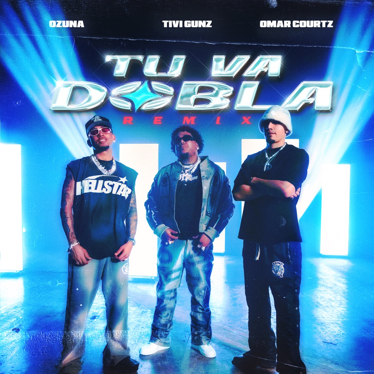 Tu Va Dobla (Remix) [feat. Ozuna] - Single by Tivi Gunz & Omar Courtz album cover artwork