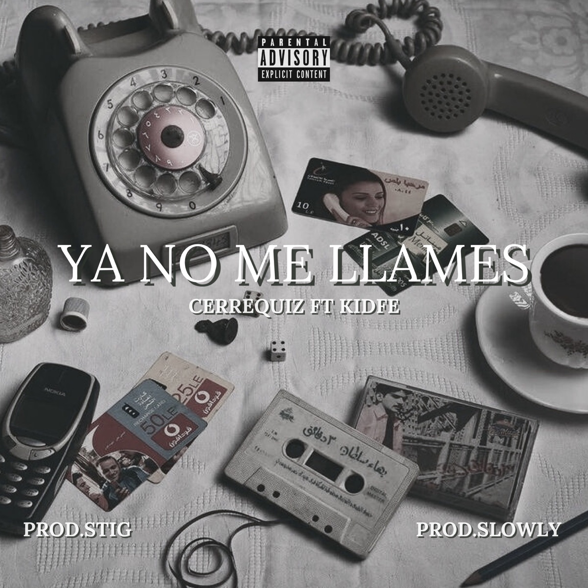 YA NO ME LLAMES - Single by Cerrequiz, kidfe & Sslowly album cover