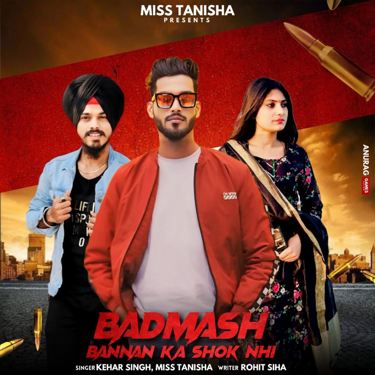 Badmash bannan ka shok nhi (feat. Kehar Singh & Lavi Nagar) - Single by Miss Tanisha album cover