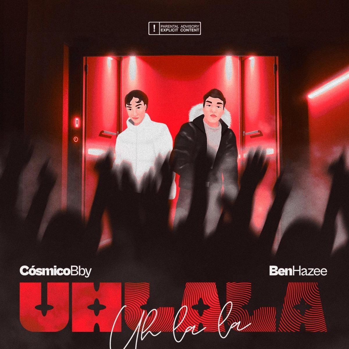 Uh la la Ben Hazee - Single by Cosmico Bby album cover