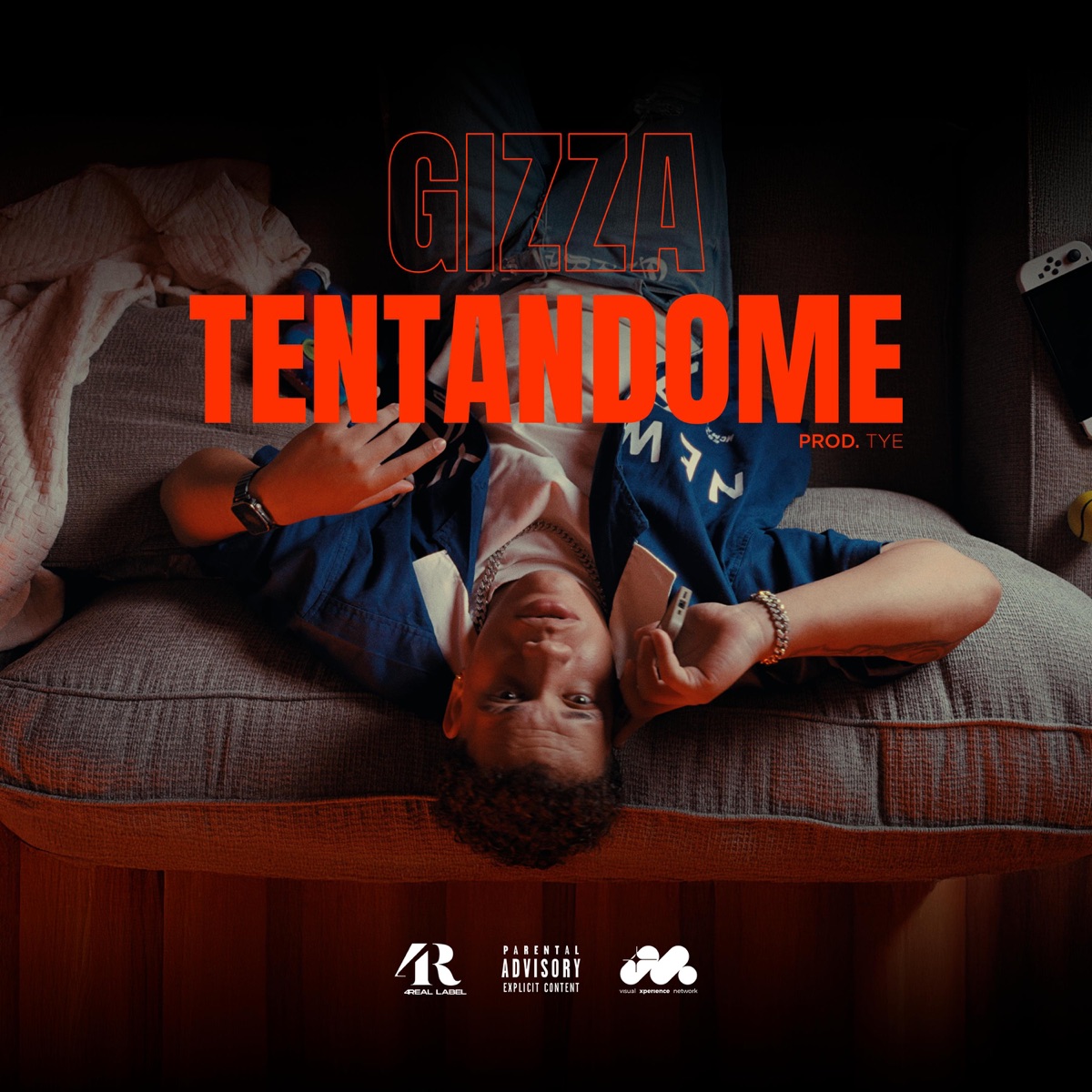 Tentándome (feat. TYE) - Single by Gizza album cover